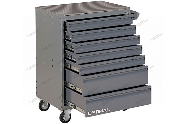Тележка инструментальная, 7 выдвижных ящиков OPTIMAL NT317