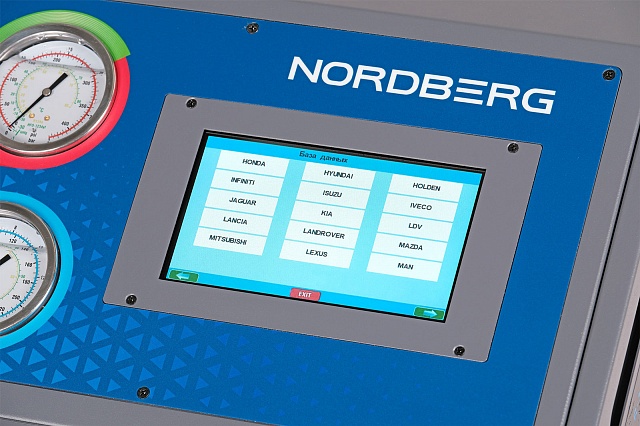 Установка автомат для заправки автомобильных кондиционеров NORDBERG NF14
