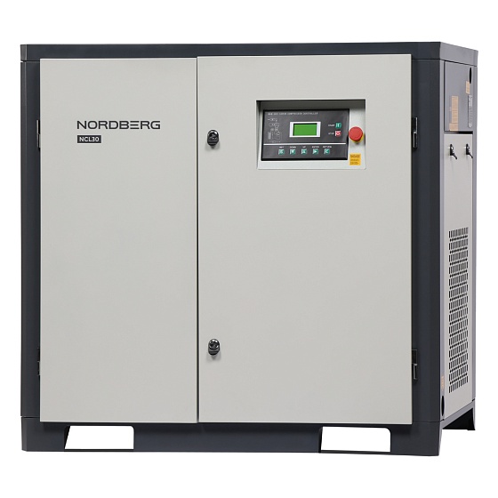 Компрессор винтовой, 22 кВт, 10 бар, 3200 л/мин, без ресивера NORDBERG NCL30