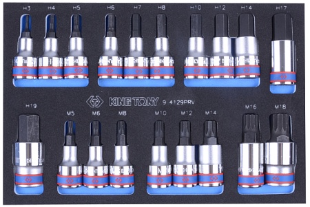 KING TONY ����� �������� ������� HEX � SPLINE, ��������, 19 ��������� ����