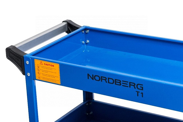 Тележка инструментальная, 3 полки, синяя NORDBERG T1(B)