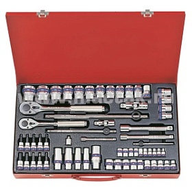 1/4”, 3/8”, 1/2” комплект торцевых головок 9063MR01