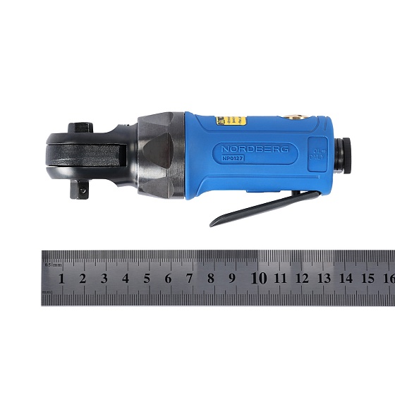 Пневмогайковерт угловой (пневмотрещотка мини) 1/4", 54 Нм NORDBERG NP0127