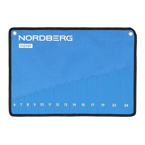 Набор ключей комбинированных 14 шт, планшет тетрон NORDBERG 10214P