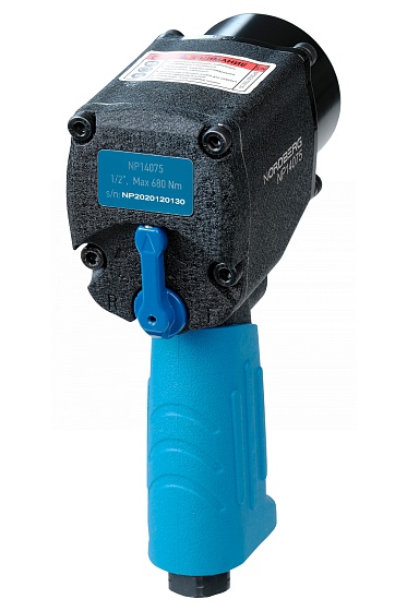 Пневмогайковерт ударный 1/2", 680 Нм, укороченный NORDBERG NP14075
