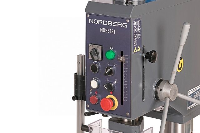 Сверлильный редукторный станок с тисками NORDBERG ND25121