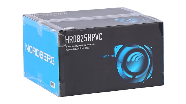 Шланг воздушный на катушке ПВХ диам. 8x12мм 25+1 м (26 м) NORDBERG HR0825HPVC