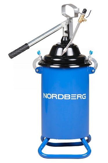 Установка для раздачи густой смазки ручная, 12 л NORDBERG N5012