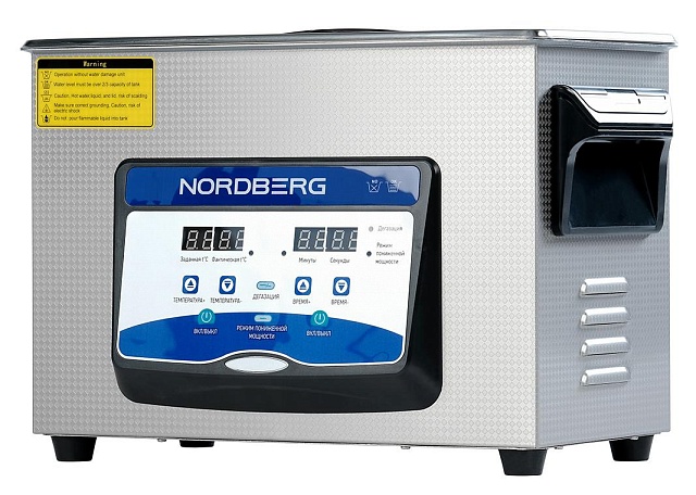 Ультразвуковая ванна с подогревом, 4,5 л NORDBERG NU45D