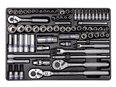 ����� �������� ������� 1/4 � 3/8 � ����������������, ��������, 75 ��������� KING TONY 9-5575MR ����