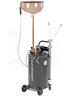 Установка для сбора масла пневматическая, 65 л, серая NORDBERG 2379-CG фото