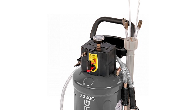 Установка для сбора масла пневматическая, 30 л, серая NORDBERG 2330G