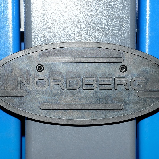 Подъемник двухстоечный 6 т HIGH, верхняя синхронизация, 380 В, синий NORDBERG N4122H1E-6B_380