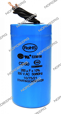 ����������� 200mF (��������) NORDBERG PJ-HSDR-0100001 ����