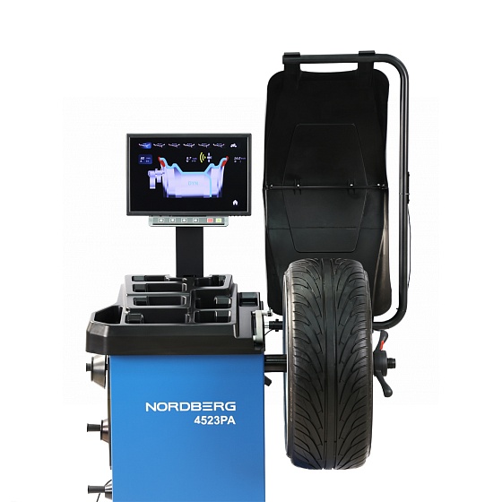 Станок балансировочный автоматический с дисплеем, синий NORDBERG 4523PA(B)