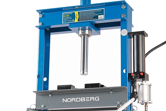 Пресс гидравлический 20т, ручной и пневмопривод NORDBERG N3620AL