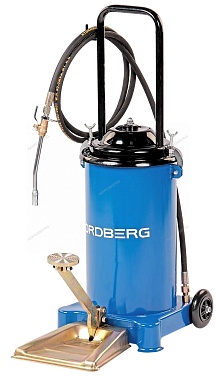 Установка для раздачи густой смазки с педалью, 12 л фото