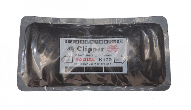 CLIPPER ЗАПЛАТА K122 кордовая для боковых порезов 76*150мм (2 слоя корда)