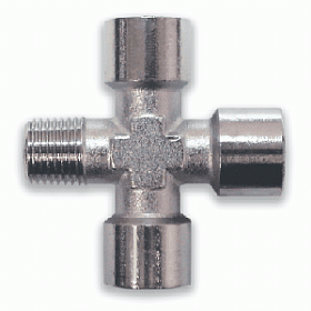 ASTUROMEC ПЕРЕХОДНИК A138/2 (14371) крест FFFМ1/4"