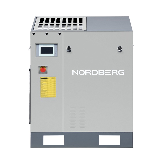 Компрессор винтовой, 7,5 кВт, 13 бар, 800 л/мин, без ресивера NORDBERG NCC10_13G
