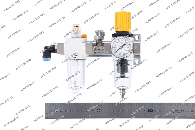 Фильтр-регулятор+лубрикатор для 4639 NORDBERG CT-F-3111100 (CT-F2121200)
