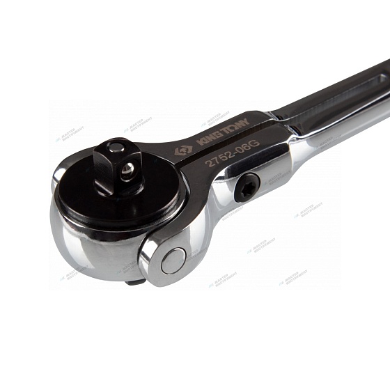 KINGTONY ТРЕЩОТКА 2752-06G с поворотной головой 72 зубца 1/4" 150мм