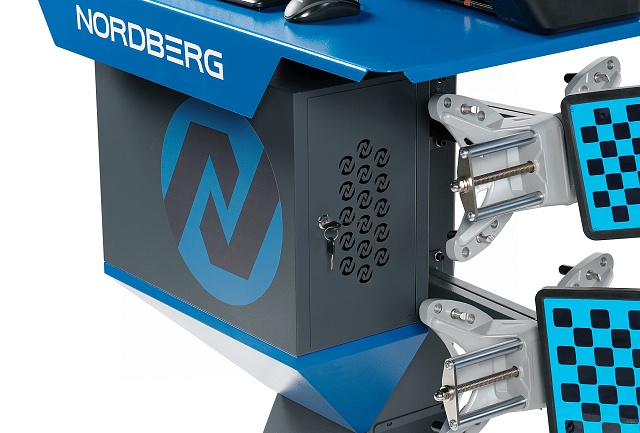 Стенд сход-развал 3D для ям и подъемников NORDBERG C802_синий