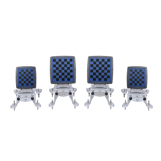 Стенд сход-развал 3D модель для ям и подъемников NORDBERG C803_синий