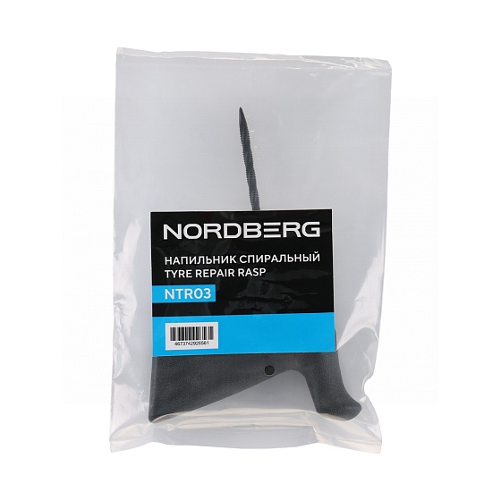 Напильник спиральный, пластиковая пистолетная рукоятка NORDBERG NTR03